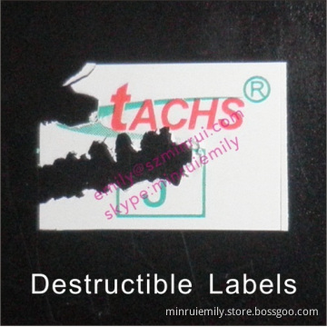 Custom Destructible Vinyl Labels With Logo,warranty Void If Seal Broken Labels On Speedometers,warranty Void Label 